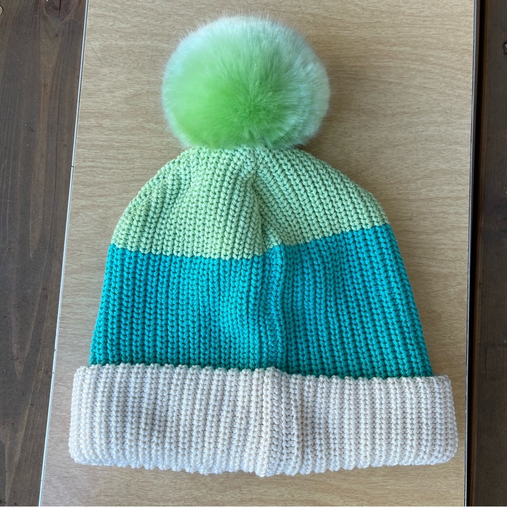Disney X Love Your Melon Princess Tiana Pom Pom Beanie Knit Hat NWOT OS - Picture 4 of 12